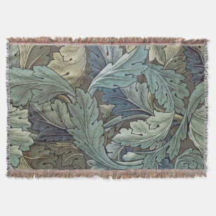 William Morris Akanthus Salbei-Blumen-Blumen- Bota Decke