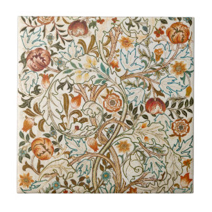 William Morris Akanthus Vintage-Blumenkunst Fliese