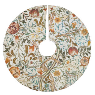 William Morris Akanthus Vintage-Blumenkunst Polyester Weihnachtsbaumdecke