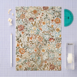 William Morris Akanthus Vintage Florale Kunst Seidenpapier