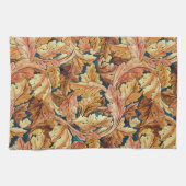 William Morris Akanthusblatt Herbstmuster Geschirrtuch (Horizontal)