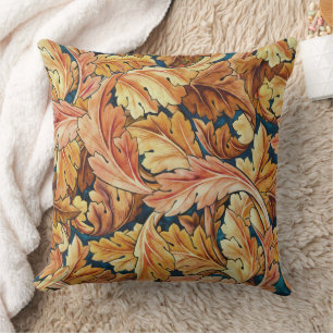 William Morris Akanthusblatt Herbstmuster Kissen