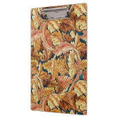 William Morris Akanthusblatt Herbstmuster Klemmbrett (Links)