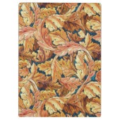 William Morris Akanthusblatt Herbstmuster Klemmbrett (Rückseite)