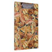William Morris Akanthusblatt Herbstmuster Klemmbrett (Rechts)