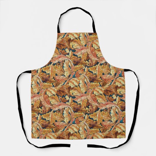 William Morris Akanthusblatt Herbstmuster Schürze (Vorderseite)
