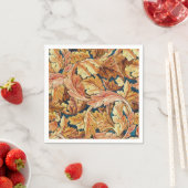 William Morris Akanthusblatt Herbstmuster Serviette (Beispiel)