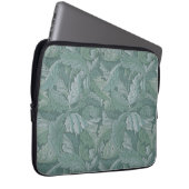 William Morris Akanthusblatt Teal Blau Muster Laptopschutzhülle (Vorne Rechts)