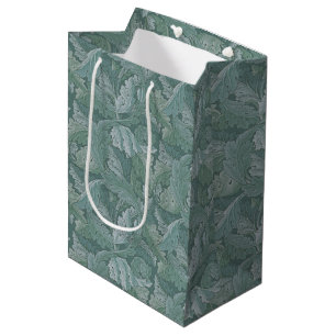 William Morris Akanthusblatt Teal Blau Muster Mittlere Geschenktüte