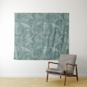 William Morris Akanthusblatt Teal Blau Muster Wandteppich (Beispiel (Horizontal))