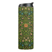 William Morris - Akelei, dunkelgrün, Thermosbecher (Nach links gedreht)