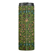 William Morris - Akelei, dunkelgrün, Thermosbecher (Rückseite)