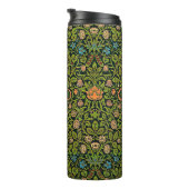William Morris - Akelei, dunkelgrün, Thermosbecher (Nach rechts gedreht)