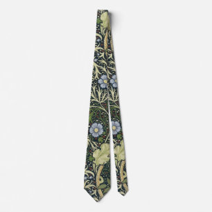 William Morris Algenmuster Florales Vintage-Kunstw Krawatte