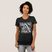 William Morris Alphabet "A" T-Shirt (Vorne ganz)