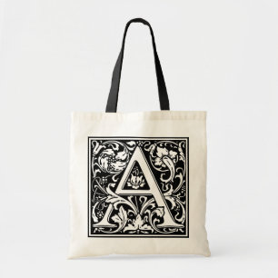 William Morris Alphabet "A" Tragetasche