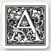 William Morris Alphabet "A" Untersetzer (Vorderseite)