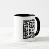William Morris Alphabet "B" Tasse (VorderseiteRechts)
