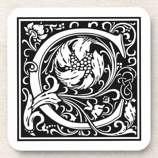 William Morris Alphabet "C" Getränkeuntersetzer (Vorderseite)