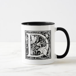 William Morris Alphabet "D" Tasse