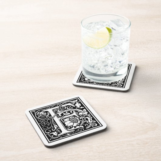 William Morris Alphabet "F" Getränkeuntersetzer (Rechte Seite)