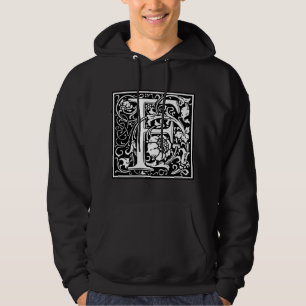 William Morris Alphabet „F“ Hoodie