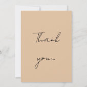 William Morris Alphabet Golden Lily Coral Dankeskarte (Rückseite)