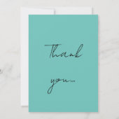 William Morris Alphabet Golden Lily Dankeskarte (Rückseite)