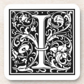 William Morris Alphabet "I" Getränkeuntersetzer (Vorderseite)