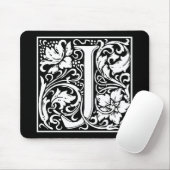 William Morris Alphabet "J" Mousepad (Mit Mouse)