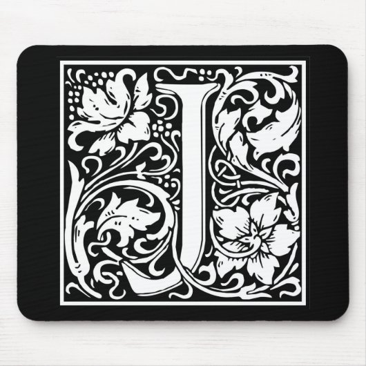 William Morris Alphabet "J" Mousepad (Vorne)