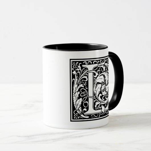 William Morris Alphabet "L" Tasse (VorderseiteRechts)