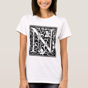 William Morris Alphabet "N" T-Shirt