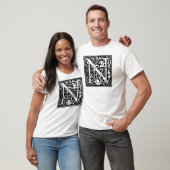 William Morris Alphabet "N" T-Shirt (Unisex)