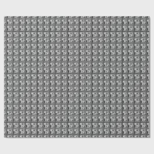 William Morris Alphabet "P" Geschenkpapier (Flach)