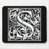 William Morris Alphabet "S" Mousepad (Vorne)