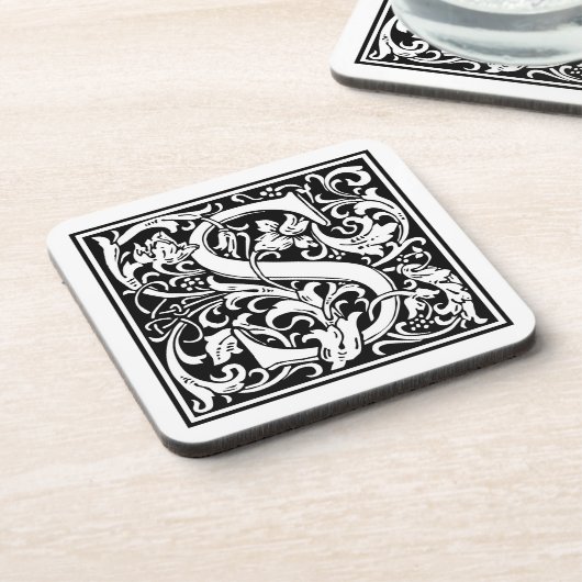 William Morris Alphabet "S" Untersetzer (Linke Seite)