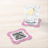 William Morris Alphabet Strawberry Thief Pink Untersetzer (Vor Ort)