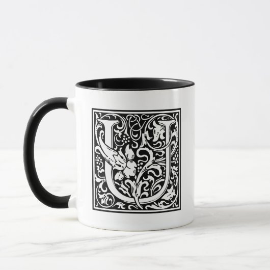 William Morris Alphabet "U" Tasse (Links)