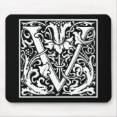 William Morris Alphabet "V" Mousepad (Vorne)
