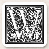 William Morris Alphabet "W" Getränkeuntersetzer (Vorderseite)