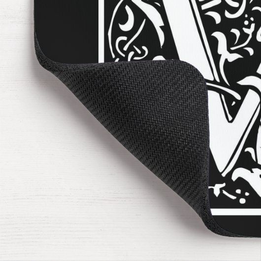 William Morris Alphabet "W" Mousepad (Ecke)