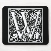 William Morris Alphabet "W" Mousepad (Vorne)