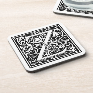 William Morris Alphabet "Z" Untersetzer