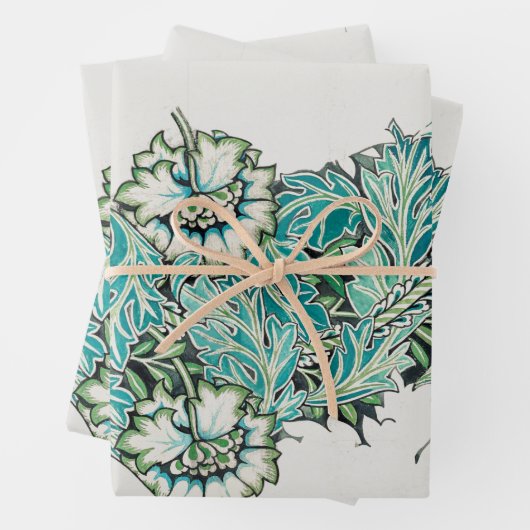 WILLIAM MORRIS : ANEMONE 1876 GESCHENKPAPIER SET (Beispiel)