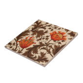 William Morris Anemone, Beige, Brown und Rust Fliese (Seite)