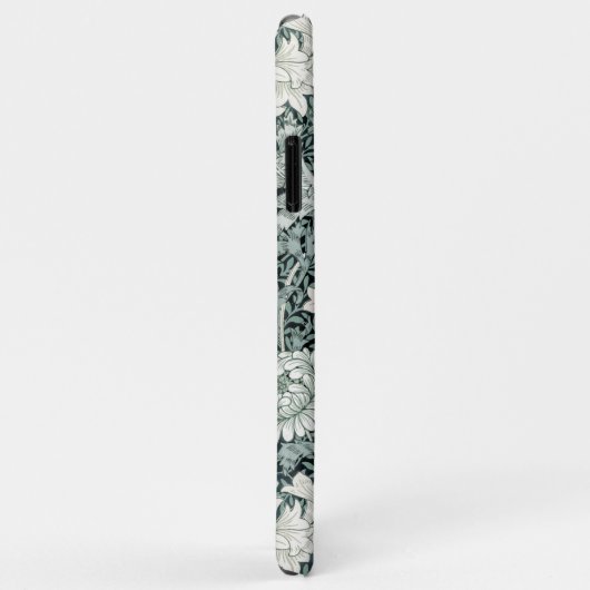 William Morris Anemone Blumenmuster und Monogramm Case-Mate iPhone Hülle (Hinten/Rechts)
