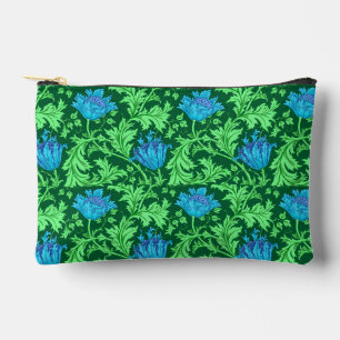 William Morris Anemone, Emerald Green und Blue Zubehörtasche