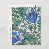 William Morris "Anemone" Postkarte (Vorne/Hinten)