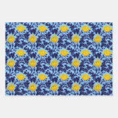 William Morris Anemone, Rust, Gold, Black Geschenkpapier Set (Vorderseite 2)